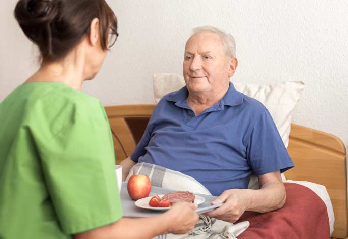 Unterstützung bei der Ernährung
